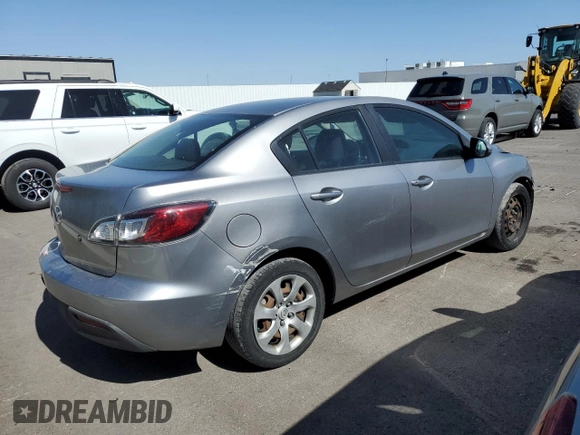 2011 Mazda 3 i Sport with VIN JM1BL1UG7B1455776, listed as a Copart auction lot 54235235 with 133,040 mi miles and Salvage Title. Bid and sale history available at DreamBid. Image 3.