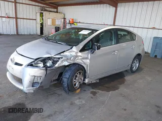 2010 Toyota Prius II with VIN JTDKN3DU5A1310245, listed as a IAAI auction lot 42003184 with 115,217 mi miles. Bid and sale history available at carsss.com. Image 2.