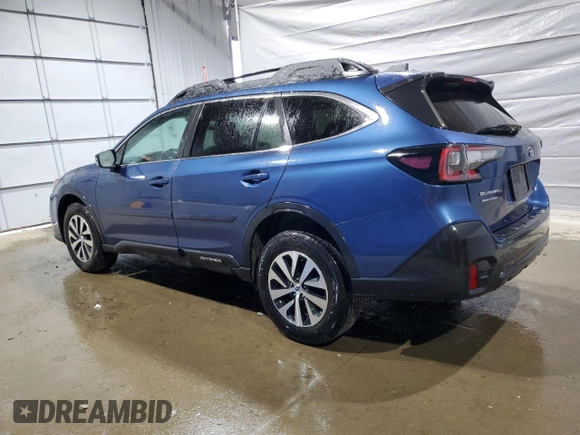 2021 Subaru Outback Premium with VIN 4S4BTAFC4M3229921, listed as a Copart auction lot 57970195 with 58,617 mi miles and Salvage title. Bid and sale history available at DreamBid. Image 2.