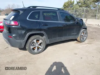 2022 Jeep Cherokee Limited with VIN 1C4PJMDX3ND509817, listed as a IAAI auction lot 41765259 with Not provided miles and . Bid and sale history available at DreamBid. Image 4.