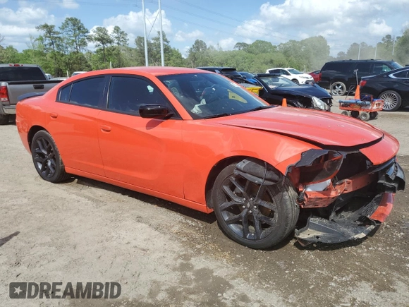 2022 Dodge Charger SXT with VIN 2C3CDXBG1NH126024, listed as a Copart auction lot 51675105 with 40,348 mi miles and Salvage Title. Bid and sale history available at DreamBid. Image 4.
