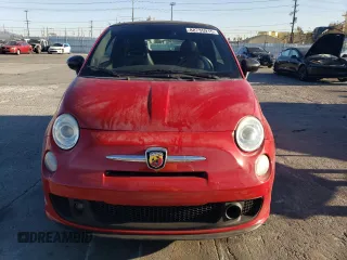 2013 FIAT 500 Abarth with VIN 3C3CFFJH9DT738380, listed as a Copart auction lot 88735915 with 43,977 mi miles and Salvage Title. Bid and sale history available at carsss.com. Image 5.