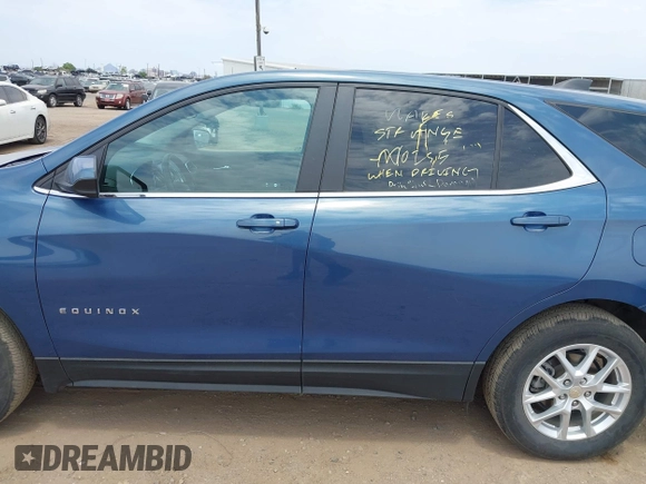 2024 Chevrolet Equinox LT with VIN 3GNAXUEG4RL344290, listed as a IAAI auction lot 42761923 with 29,056 mi miles and . Bid and sale history available at DreamBid. Image 14.