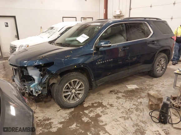 2022 Chevrolet Traverse LT Cloth with VIN 1GNEVGKW2NJ169057, listed as a IAAI auction lot 41615577 with 48,122 mi miles. Bid and sale history available at carsss.com. Image 2.