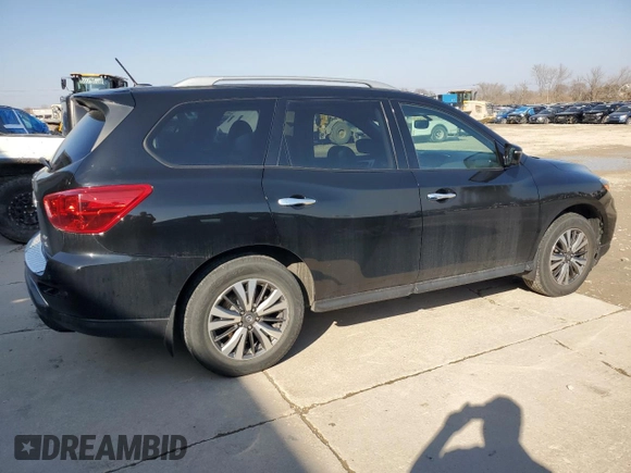 2017 Nissan Pathfinder SL with VIN 5N1DR2MM1HC632351, listed as a Copart auction lot 48970295 with 75,638 mi miles and Salvage Title. Bid and sale history available at DreamBid. Image 3.