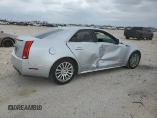 2012 Cadillac CTS Premium with VIN 1G6DP5E31C0120507, listed as a Copart auction lot 47694635 with 104,422 mi miles and Salvage title. Bid and sale history available at DreamBid. Image 3.
