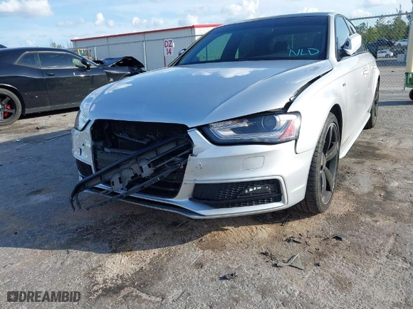 2014 Audi S4 Premium Plus with VIN WAUBGAFLXEA149848, listed as a IAAI auction lot 41617342 with 101012 miles. Bid and sale history available at carsss.com. Image 6.