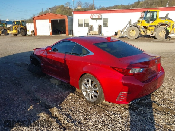 2015 Lexus RC 350 F Sport with VIN JTHSE5BC8F5001731, listed as a IAAI auction lot 41894264 with 66,984 mi miles and . Bid and sale history available at DreamBid. Image 3.