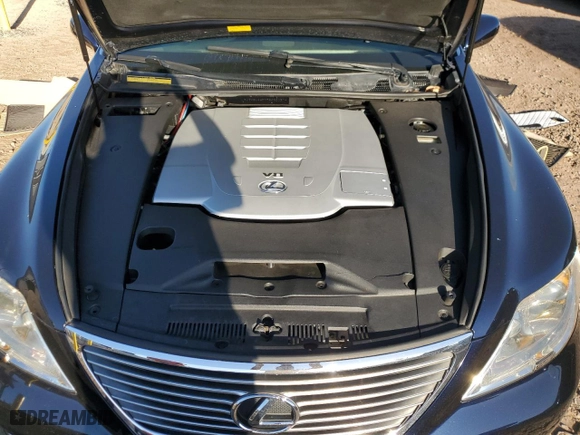 2007 Lexus LS 460 with VIN JTHBL46F775032037, listed as a Copart auction lot 86221114 with 159,895 mi miles and Salvage Title. Bid and sale history available at carsss.com. Image 12.