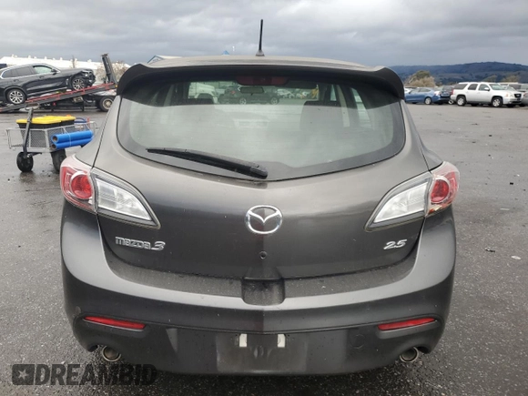 2012 Mazda 3 S Touring with VIN JM1BL1L63C1512890, listed as a Copart auction lot 89194695 with 160,867 mi miles and Salvage Title. Bid and sale history available at DreamBid. Image 6.