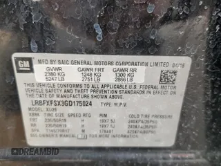 2016 Buick Envision Premium II with VIN LRBFXFSX3GD175024, listed as a Copart auction lot 49980565 with 74,982 mi miles and Salvage Title. Bid and sale history available at carsss.com. Image 13.