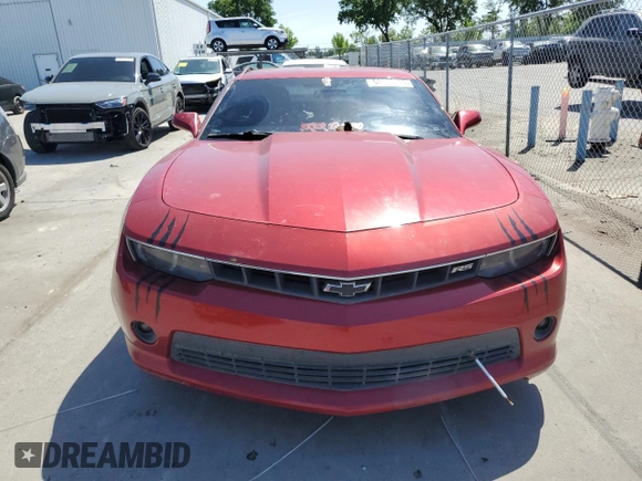 2014 Chevrolet Camaro LT with VIN 2G1FB1E33E9260332, listed as a Copart auction lot 52149035 with 210,036 mi miles and Salvage title. Bid and sale history available at DreamBid. Image 5.