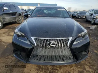 2016 Lexus IS 350 with VIN JTHCE1D27G5012075, listed as a Copart auction lot 43336725 with 58,279 mi miles and Clean title. Bid and sale history available at DreamBid. Image 5.