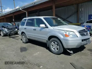 2005 Honda Pilot EX with VIN 5FNYF18445B052433, listed as a Copart auction lot 53130275 with 209,053 mi miles and Salvage Title. Bid and sale history available at carsss.com. Image 11.