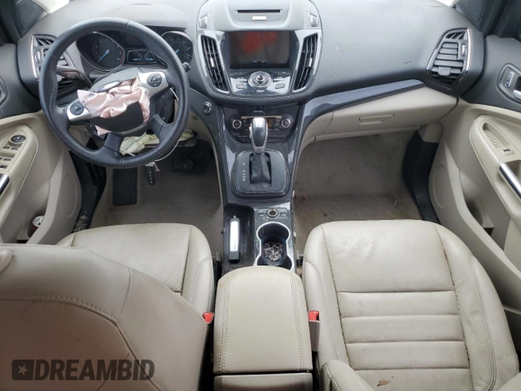 2016 Ford Escape Titanium with VIN 1FMCU0J95GUB96384, listed as a Copart auction lot 45407675 with 85,817 mi miles and Salvage Title. Bid and sale history available at carsss.com. Image 8.
