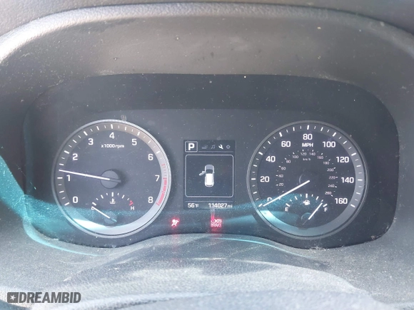 2017 Hyundai Tucson Value with VIN KM8J33A23HU405296, listed as a IAAI auction lot 41887237 with 114,027 mi miles. Bid and sale history available at carsss.com. Image 7.