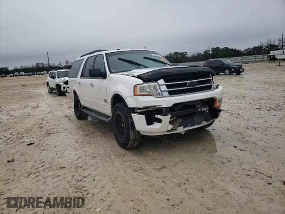 2016 Ford Expedition EL XLT with VIN 1FMJK1HT7GEF20580, listed as a Copart auction lot 45182435 with 124,985 mi miles and Salvage Title. Bid and sale history available at carsss.com. Image 12.