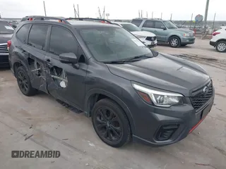 2020 Subaru Forester Special Sports with VIN JF2SKARC2LH459852, listed as a IAAI auction lot 42452374 with 85,724 mi miles and . Bid and sale history available at DreamBid. Image 1.