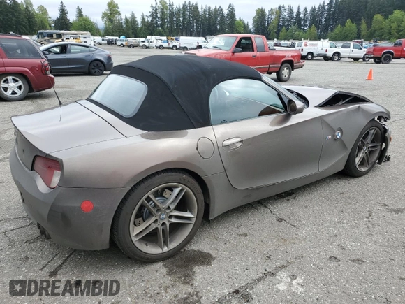 2006 BMW Z4 M z VIN 5UMBT93566LY52187, wystawiony jako Copart lot #54990615 z przebiegiem 88 810 mil mil oraz Szkody całkowita. Historia ofert i sprzedaży dostępna na DreamBid. Obrazek 3.