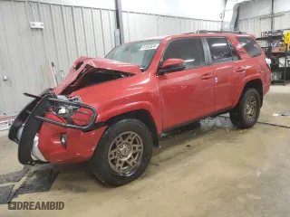 2021 Toyota 4Runner TRD Off Road with VIN JTEPU5JR2M5914784, listed as a Copart auction lot 81553524 with 128,791 mi miles and Salvage Title. Bid and sale history available at carsss.com. Image 1.