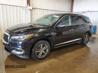 2019 Infiniti QX60 Luxe with VIN 5N1DL0MMXKC552270, listed as a Copart auction lot 53133865 with 97,479 mi miles and Salvage title. Bid and sale history available at DreamBid. Image 1.