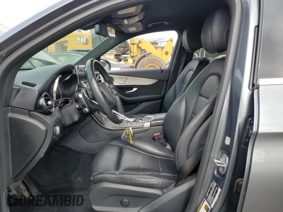 2019 Mercedes-Benz GLC 300 with VIN WDC0G4JB2KV177913, listed as a Copart auction lot 62783485 with Not provided miles and Salvage title. Bid and sale history available at DreamBid. Image 7.