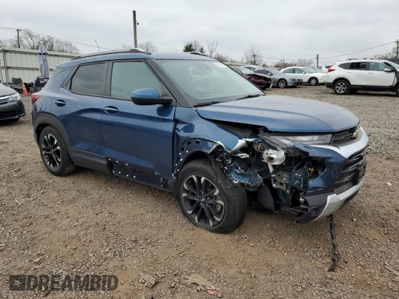 2021 Chevrolet TrailBlazer LT with VIN KL79MPSL7MB109980, listed as a Copart auction lot 48502354 with 31,167 mi miles and . Bid and sale history available at DreamBid. Image 4.