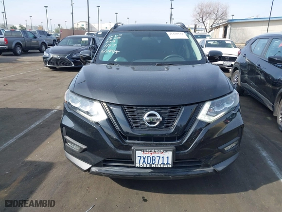 2017 Nissan Rogue S with VIN 5N1AT2MT6HC755526, listed as a IAAI auction lot 41460152 with 46,310 mi miles. Bid and sale history available at carsss.com. Image 13.