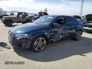 2020 Audi A3 Sedan Premium with VIN WAUAUGFF7LA102503, listed as a Copart auction lot 45113014 with 27,757 mi miles and Salvage Title. Bid and sale history available at carsss.com. Image 1.