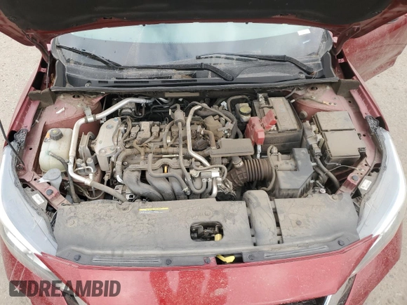 2020 Nissan Sentra SV with VIN 3N1AB8CV7LY269484, listed as a Copart auction lot 42855245 with 46,429 mi miles and Salvage Title. Bid and sale history available at carsss.com. Image 12.