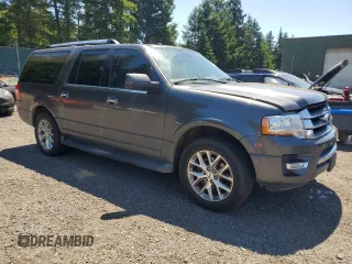 2017 Ford Expedition Max Limited с VIN 1FMJK2AT4HEA61428, выставлен на аукционе Copart как лот 65249955 с пробегом 123 021 миль миль и Списание • Salvage title. История ставок и продаж доступна на DreamBid. Изображение 4.