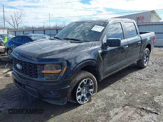 2024 Ford F-150 STX with VIN 1FTEW2LP4RKE73748, listed as a IAAI auction lot 41604796 with 9,609 mi miles and . Bid and sale history available at carsss.com. Image 17.