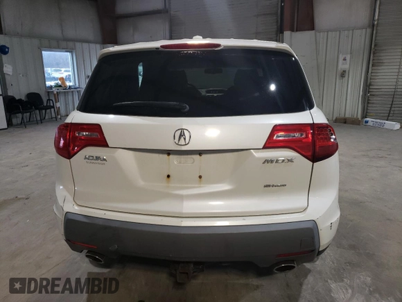 2009 Acura MDX with VIN 2HNYD28249H524070, listed as a Copart auction lot 55062955 with 193,049 mi miles and Non Repairable. Bid and sale history available at carsss.com. Image 6.