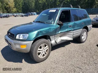 2000 Toyota RAV4 with VIN JT3HP10V0Y0229083, listed as a Copart auction lot 53837135 with 287,785 mi miles and Salvage Title. Bid and sale history available at carsss.com. Image 1.