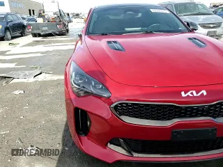 2023 Kia Stinger GT2 with VIN KNAE55LC4P6133603, listed as a Copart auction lot 43365515 with 16,598 mi miles and Salvage Title. Bid and sale history available at carsss.com. Image 13.