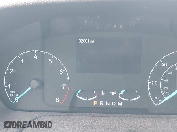 2020 Ford Transit Cargo z VIN 1FTYE1Y80LKB53684, wystawiony jako IAAI lot #42556377 z przebiegiem 102 801 mil mil oraz . Historia ofert i sprzedaży dostępna na DreamBid. Obrazek 7.