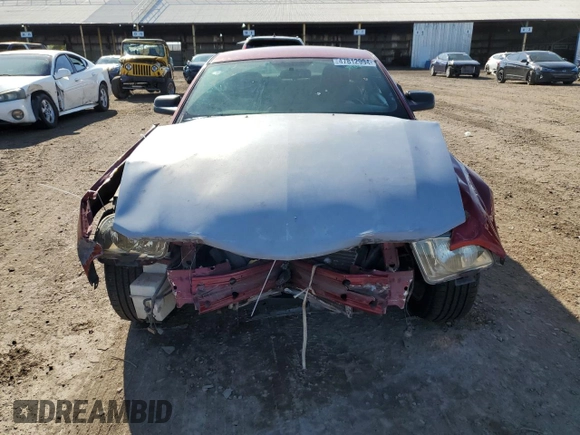 2008 Ford Mustang Deluxe with VIN 1ZVHT80N285138347, listed as a Copart auction lot 47812994 with 0 mi miles and Salvage Title. Bid and sale history available at carsss.com. Image 5.