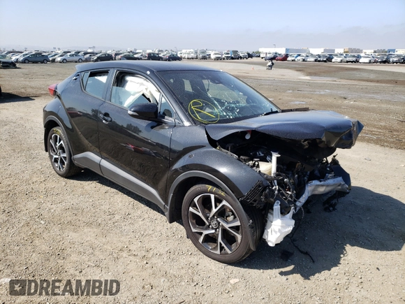 2018 Toyota C-HR XLE z VIN NMTKHMBX6JR062387, wystawiony jako Copart lot #56206091 z przebiegiem 47 001 mil mil oraz Szkoda całkowita • Salvage title. Historia ofert i sprzedaży dostępna na DreamBid. Obrazek 1.