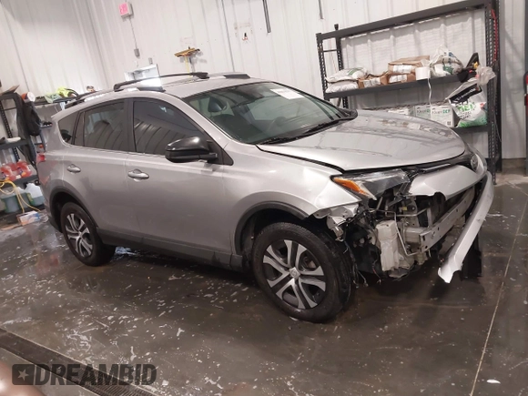 2017 Toyota RAV4 LE with VIN 2T3BFREV3HW596227, listed as a IAAI auction lot 41814317 with 204,991 mi miles. Bid and sale history available at carsss.com. Image 1.