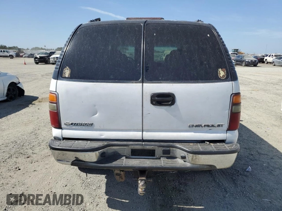 2003 Chevrolet Tahoe LS with VIN 1GNEK13T93J195324, listed as a Copart auction lot 58579235 with Not provided miles and Clean title. Bid and sale history available at DreamBid. Image 6.