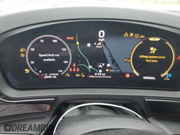 2024 Porsche Cayenne с VIN WP1BA2AY7RDA53305, выставлен на аукционе Copart как лот 41756545 с пробегом 6 596 миль миль и Списание • Salvage title. История ставок и продаж доступна на DreamBid. Изображение 9.