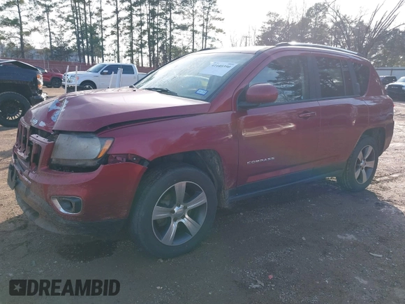 2016 Jeep Compass High Altitude Edition with VIN 1C4NJDEB0GD546448, listed as a IAAI auction lot 41440390 with 139,722 mi miles. Bid and sale history available at carsss.com. Image 2.