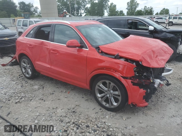 2017 Audi Q3 Premium Plus with VIN WA1JCCFS7HR006062, listed as a Copart auction lot 61395335 with 48,346 mi miles and Clean title. Bid and sale history available at DreamBid. Image 4.