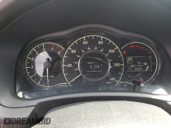 2016 Nissan Note S с VIN 3N1CE2CP9GL404059, выставлен на аукционе Copart как лот 54127815 с пробегом 80 719 миль миль и Списание • Salvage title. История ставок и продаж доступна на DreamBid. Изображение 9.
