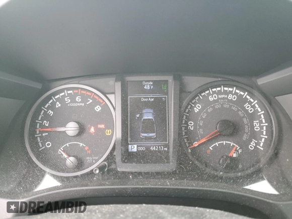 2020 Toyota Tacoma SR z VIN 3TYSX5ENXLT001734, wystawiony jako Copart lot #42916315 z przebiegiem 44 213 mil mil oraz Szkoda całkowita • Salvage title. Historia ofert i sprzedaży dostępna na DreamBid. Obrazek 9.