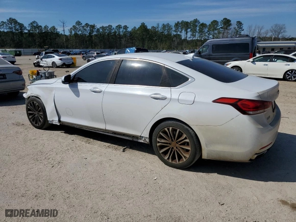 2015 Hyundai Genesis 3.8L with VIN KMHGN4JE4FU074505, listed as a Copart auction lot 45864565 with 138,841 mi miles and Salvage Title. Bid and sale history available at carsss.com. Image 2.
