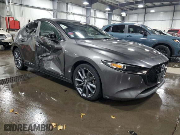 2019 Mazda Mazda3 Hatchback w/Preferred Pkg with VIN JM1BPBMM8K1133793, listed as a Copart auction lot 81000334 with 70,003 mi miles and Salvage Title. Bid and sale history available at carsss.com. Image 4.