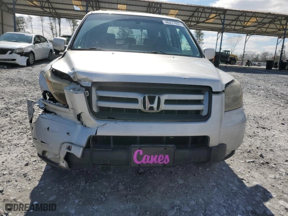 2007 Honda Pilot EX-L with VIN 5FNYF18517B009082, listed as a Copart auction lot 46277405 with 133,530 mi miles and Salvage Title. Bid and sale history available at carsss.com. Image 5.