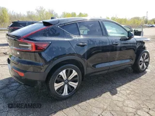 2023 Volvo C40 Recharge Pure Electric Plus with VIN YV4ED3GL4P2064906, listed as a Copart auction lot 52387864 with 54,383 mi miles. Bid and sale history available at carsss.com. Image 3.