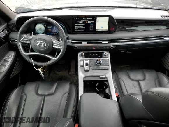 2023 Hyundai Palisade Calligraphy z VIN KM8R7DGE6PU556680, wystawiony jako Copart lot #53627735 z przebiegiem 59 116 mil mil oraz Szkoda całkowita • Salvage title. Historia ofert i sprzedaży dostępna na DreamBid. Obrazek 8.
